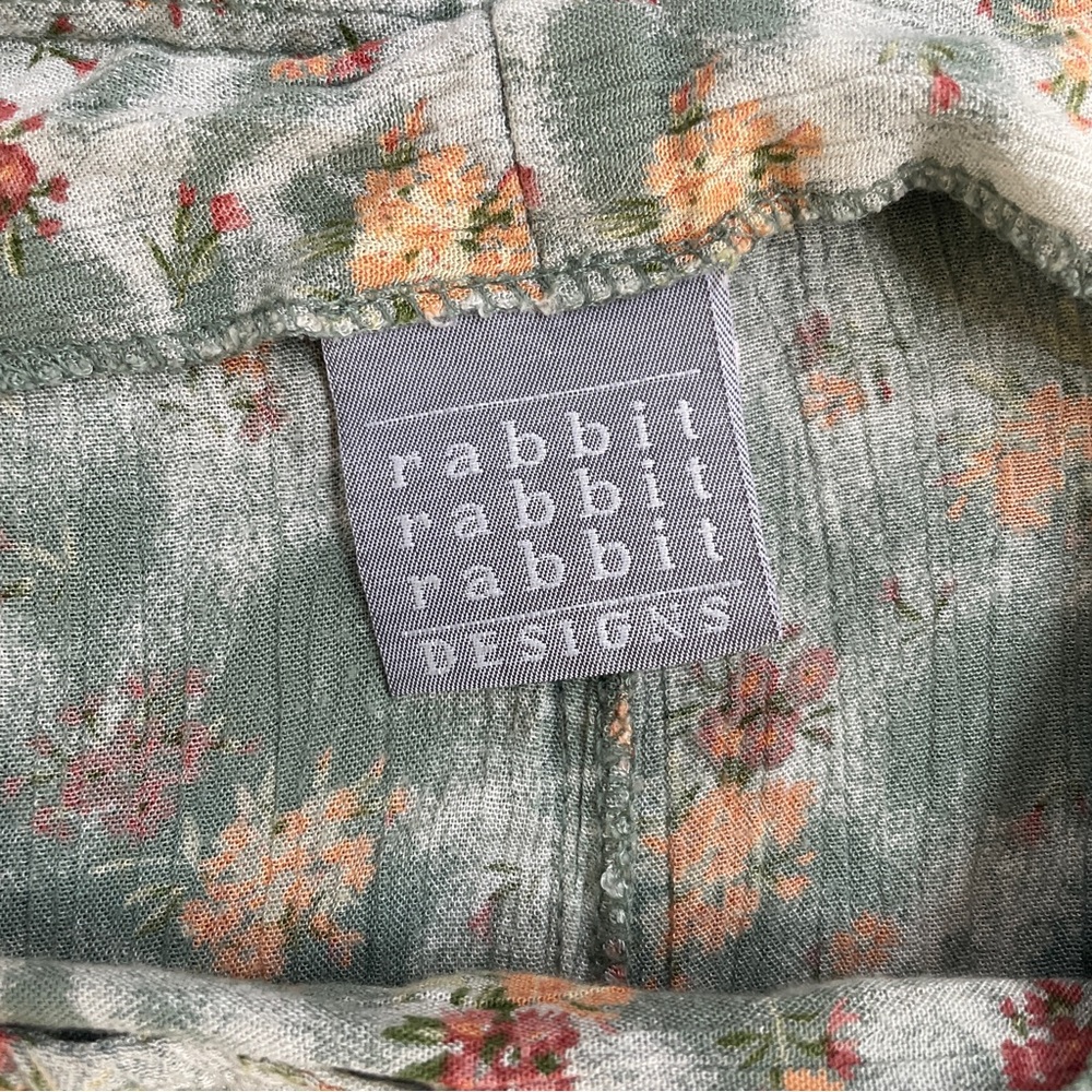 Rabbit Rabbit Rabbit Floral Maxi Dress - Green and Orange - Picture 6 of 11